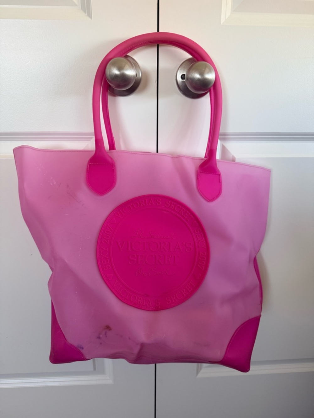 Victoria's Secret Pink Vintage Silicone Tote